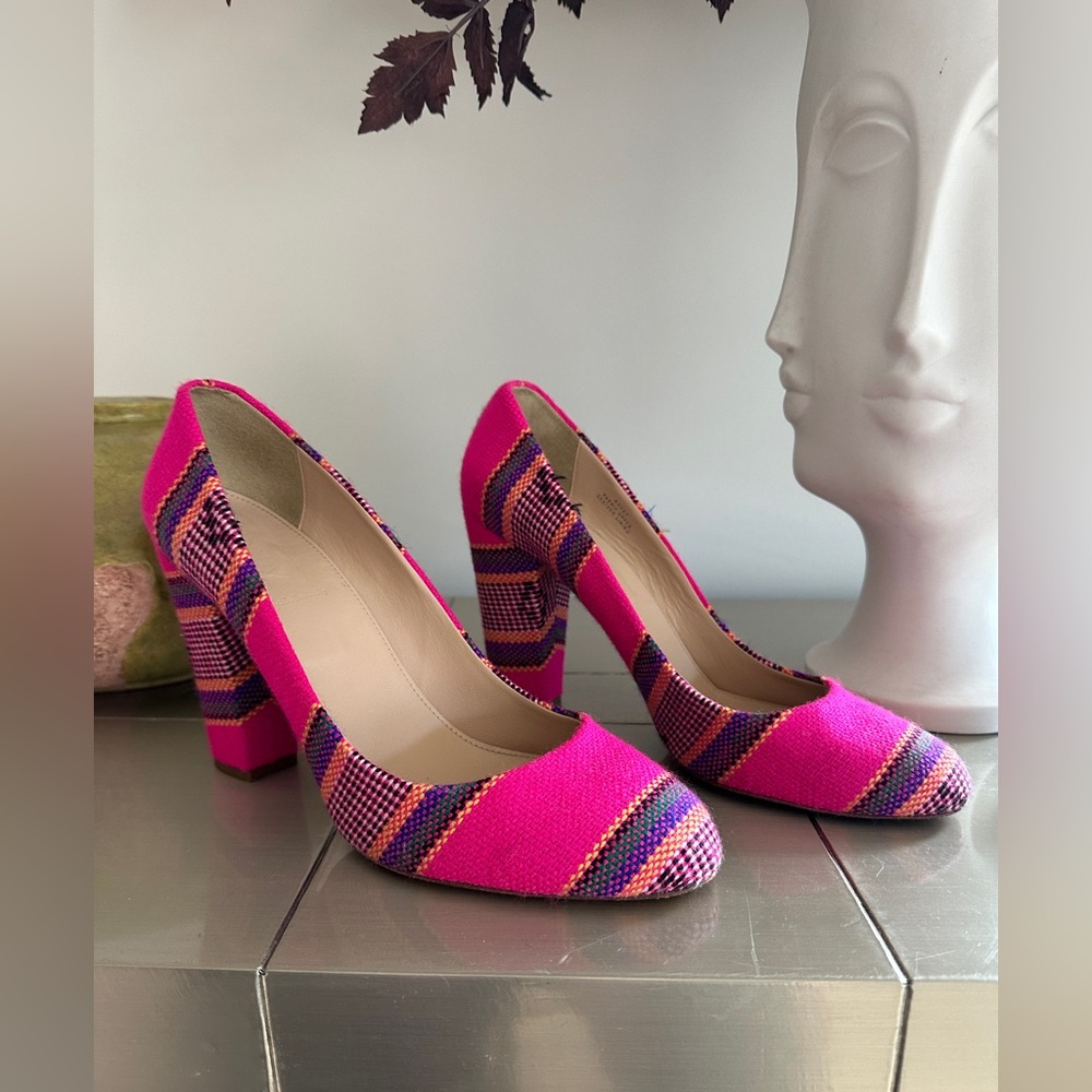 J. Crew Collection Blakely Summer Stripe Pumps